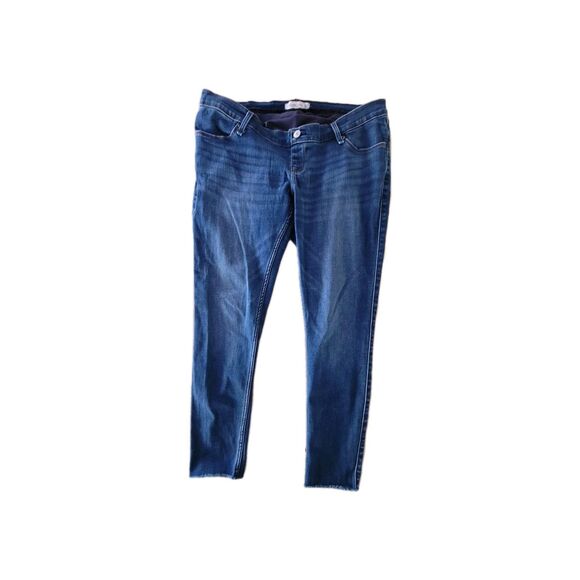 Abercrombie & Fitch 'The Jean Legging' Over Belly Maternity Jeans 32/14S Stretch - Picture 4 of 9
